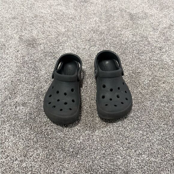 CROCS Black Sandals Sz 12 - Picture 2 of 5